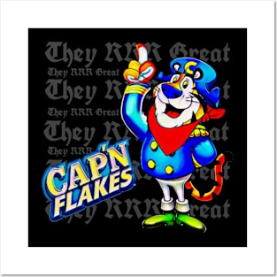 Cap'n Flakes Posters and Art